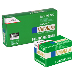 Fujichrome Velvia RVP 50 Colour Reversal Film